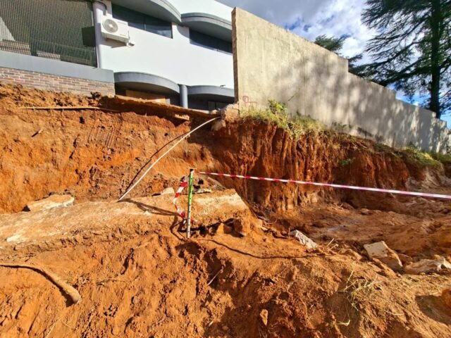 Joburg construction site wall collapse