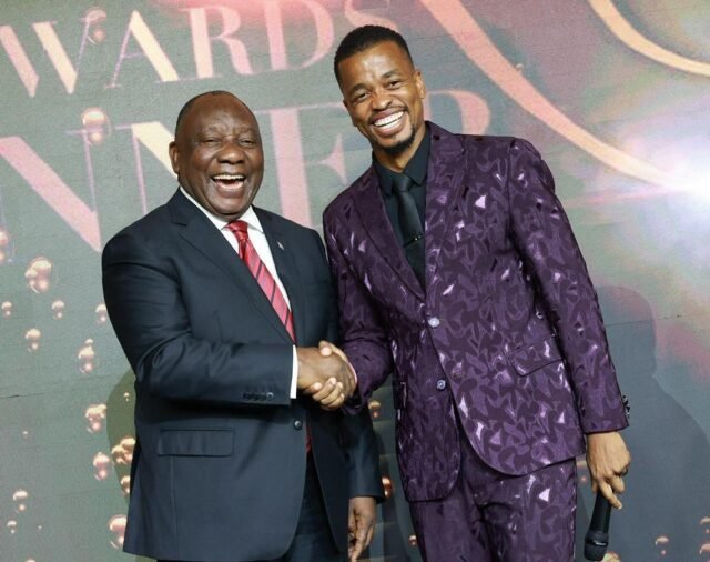 Mpho Popps thrilled to meet President Ramaphosa Mpho Popps thrilled to meet President Ramaphosa