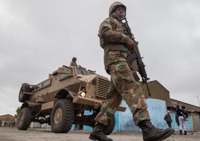 SANDF members arrested