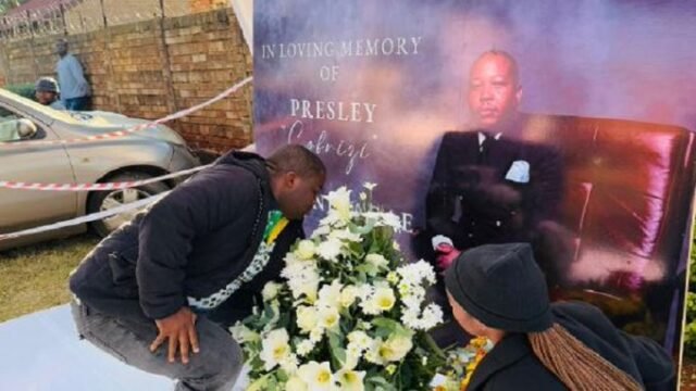 Touching moments from Presley Chweneyagae's memorial
