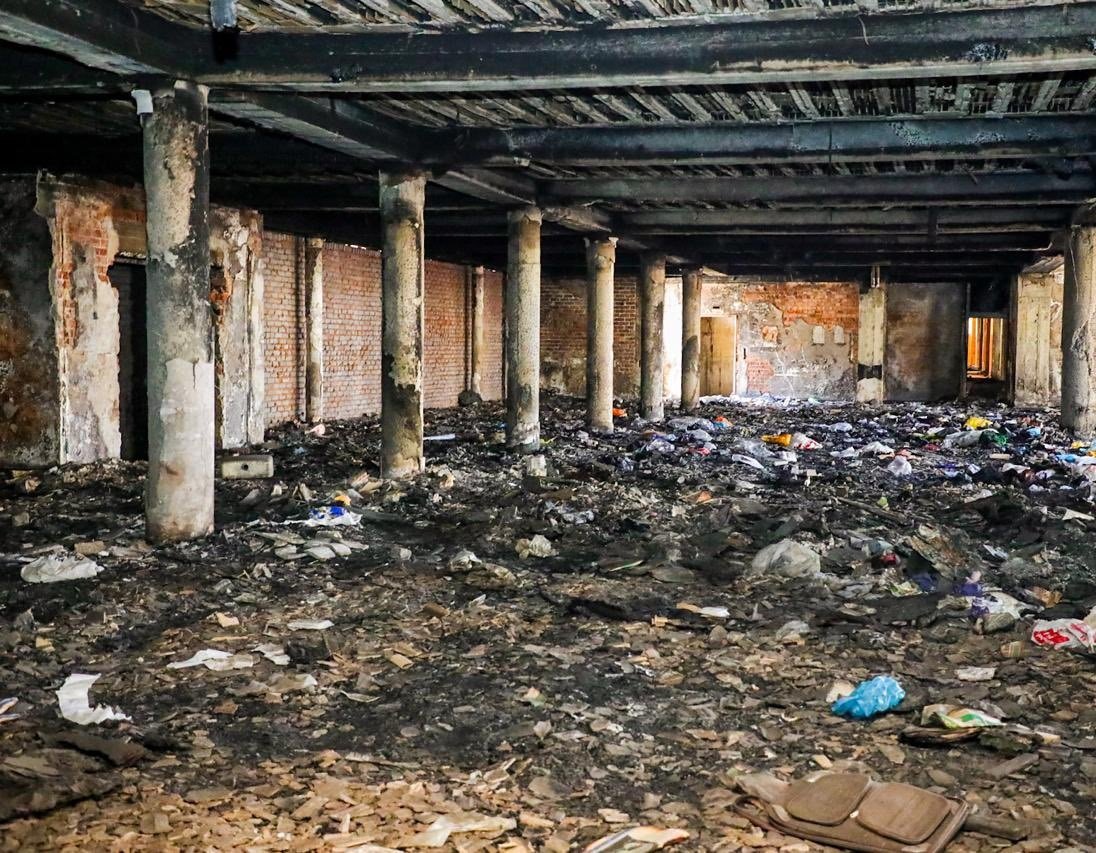 Usindiso building fire