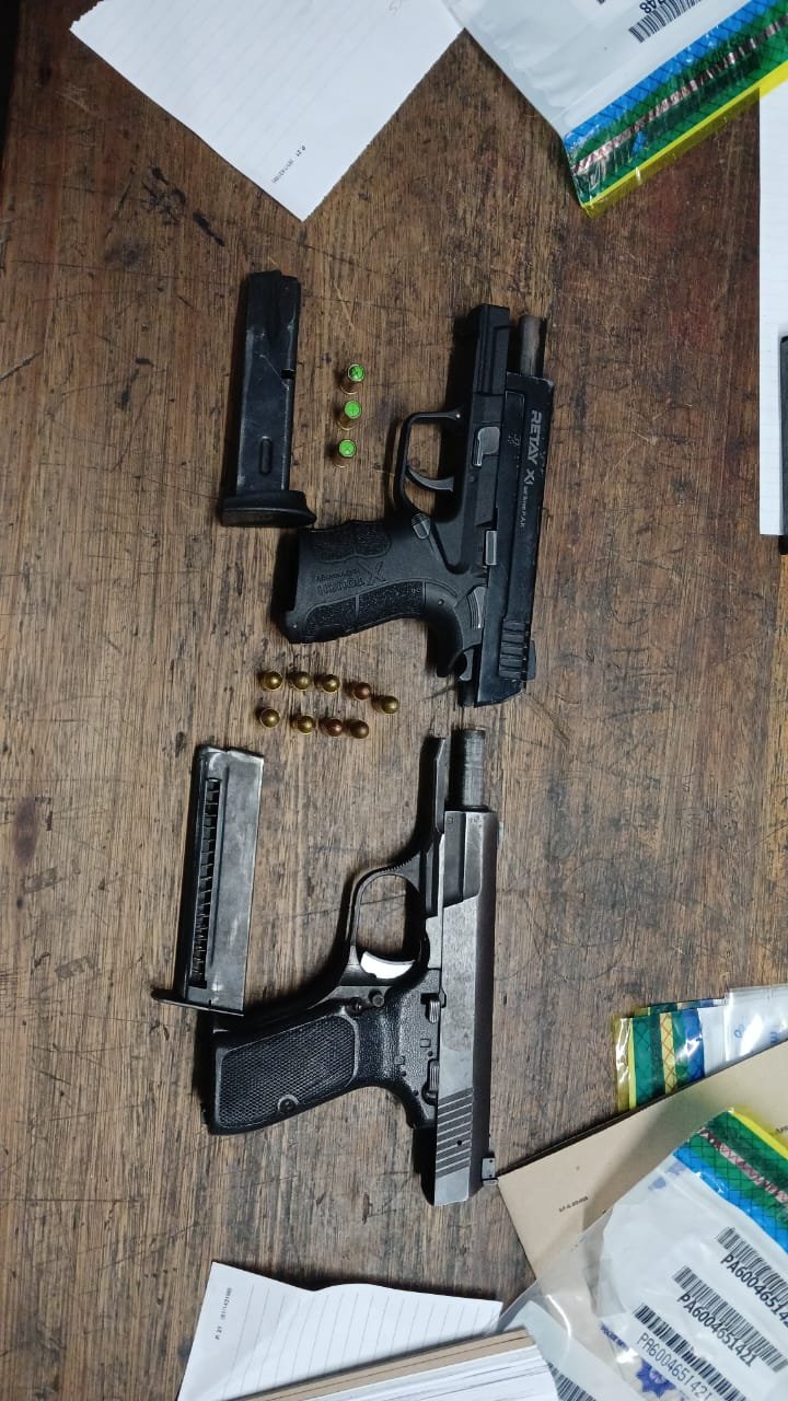 24 firearms in hotspot areas