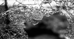 Crash between taxi and car