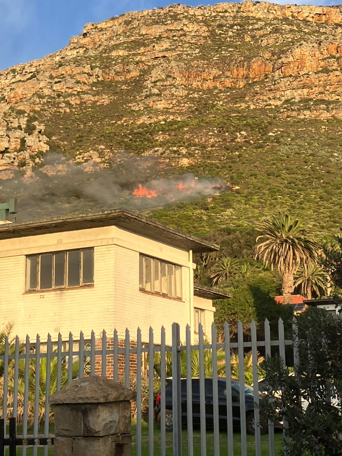 Blaze above Boyes Drive