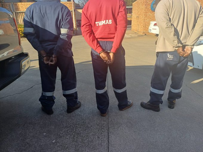 municipal workers arrested