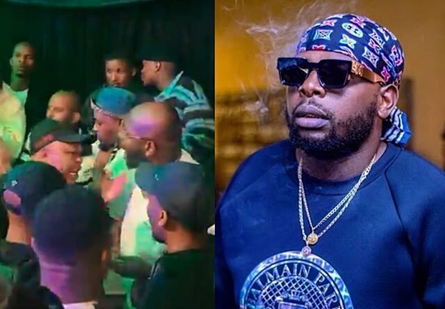 DJ Maphorisa and Shaun 101 caught in heated nightclub spat DJ Maphorisa and Shaun 101 caught in heated nightclub spat
