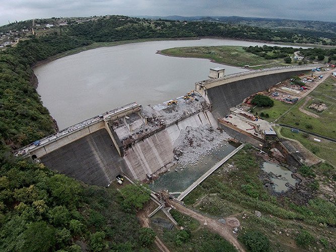 Hazelmere Dam wall upgrade