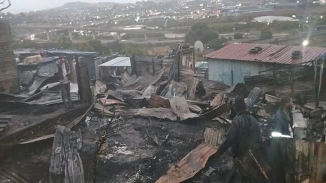 Kennedy Road Settlement fire