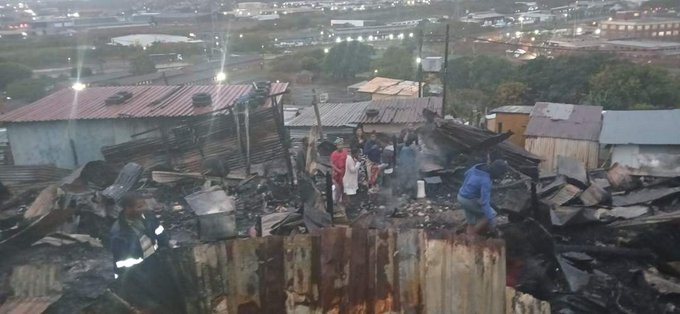 Kennedy Road Settlement fire