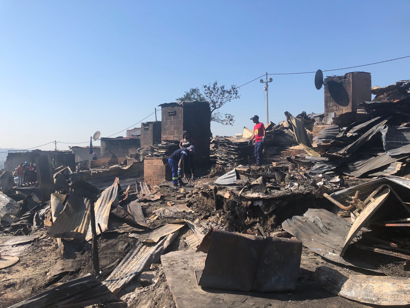 Kennedy Road informal settlement fire