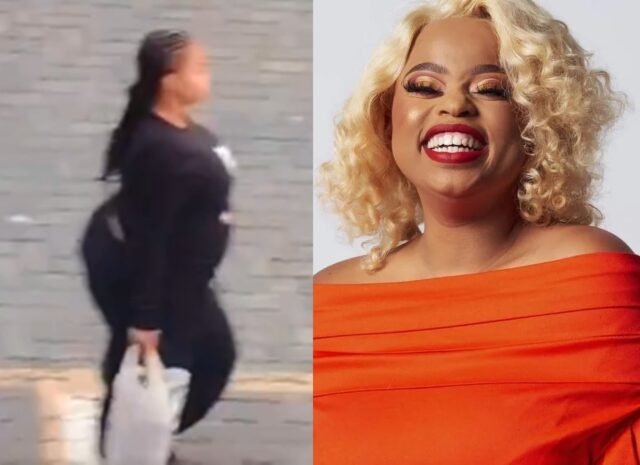 Minnie Ntuli sparks pregnancy rumours after being spotted in the parking lot Minnie Ntuli sparks pregnancy rumours after being spotted in the parking lot