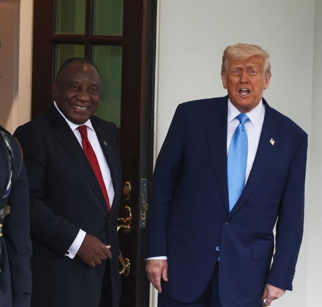 President Ramaphosa disputes Trump