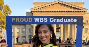 Sarah Langa celebrates fourth academic qualification