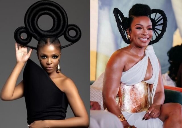 Simphiwe Dana calls out Nomzamo Mbatha and Shaka iLembe crew over “copied” hairstyle Simphiwe Dana calls out Nomzamo Mbatha and Shaka iLembe crew over “copied” hairstyle