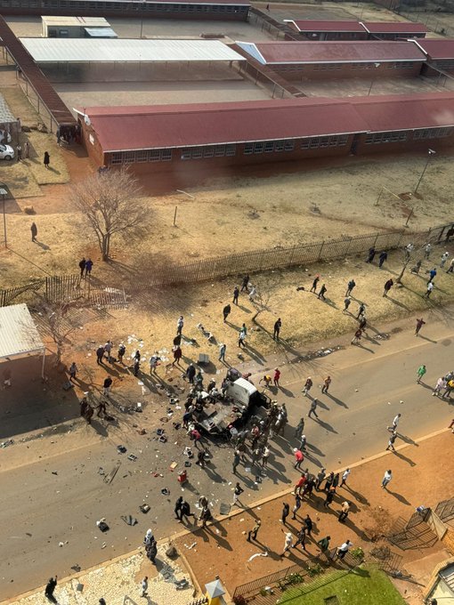 Thokoza cash-in-transit van bombing