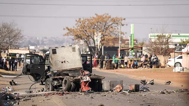 Thokoza cash-in-transit van bombing