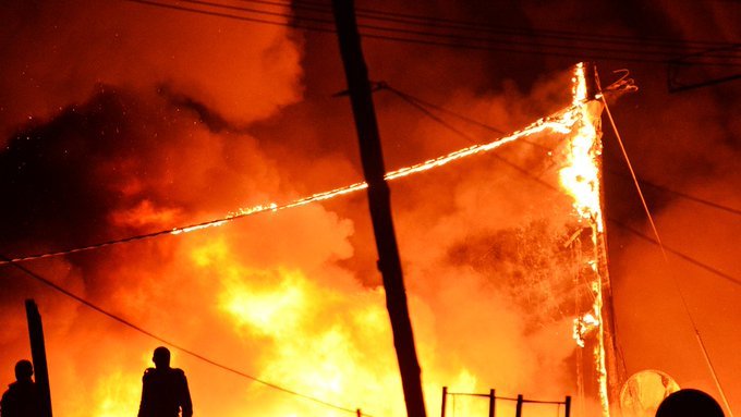 Wallacedene shack fire