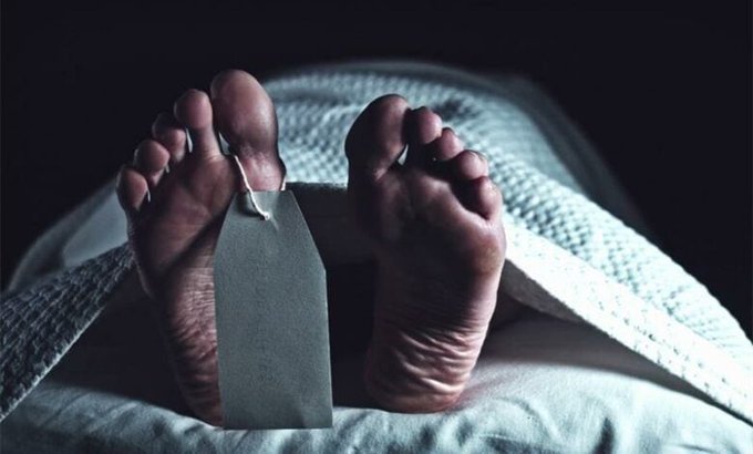 Woman's decomposed body