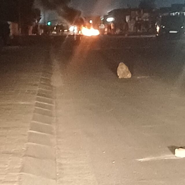 protest over water in eMalahleni