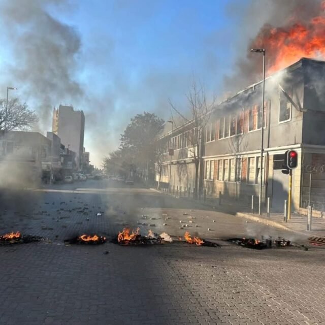 2 arrested in Germiston after demonstrations by residents over evictions