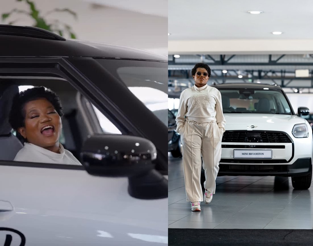 Busiswa shows off new car