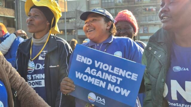 DA marches in Gugulethu against GBV