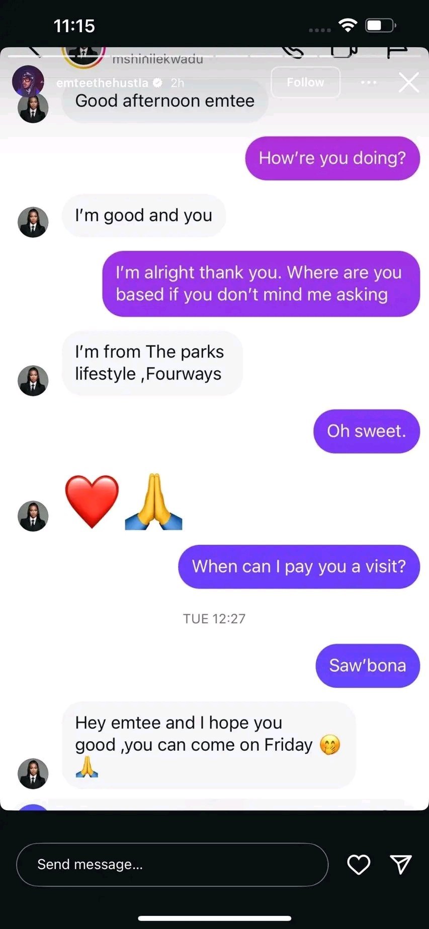 Emtee's leaked DMs reveal alleged cheating