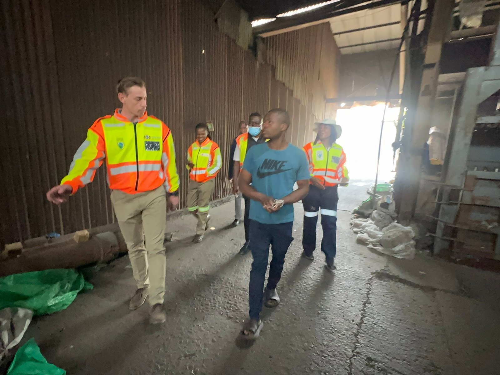 Illegal waste facility