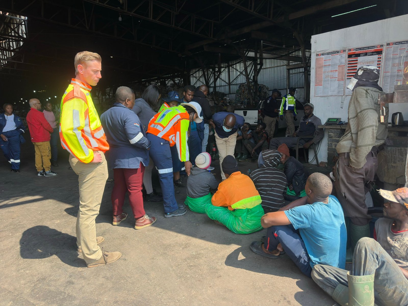 Illegal waste facility shut down in Vereeniging
