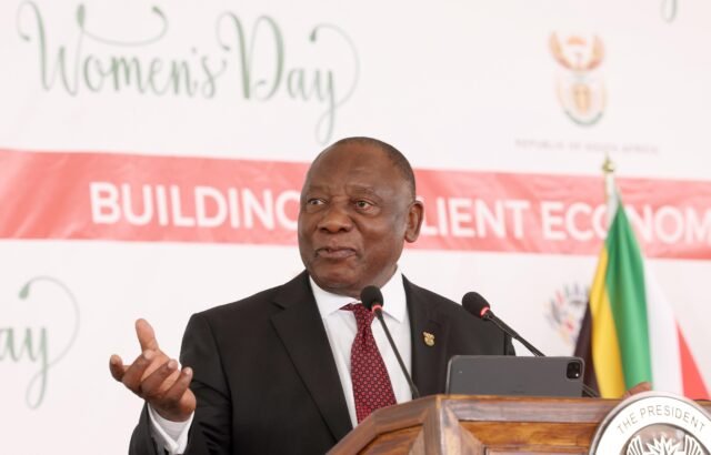 President Ramaphosa urges women