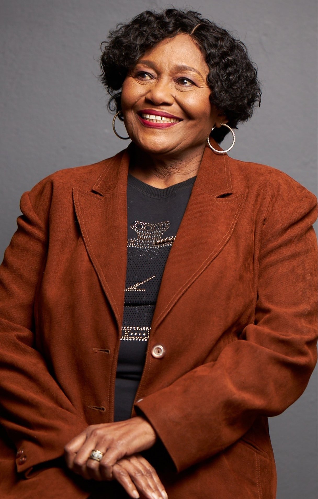Veteran actress Nandi Nyembe