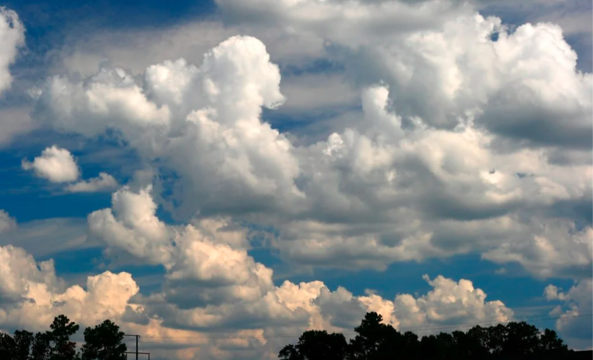 cool and partly cloudy