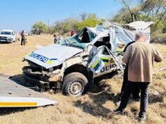 Death toll in crash involving police van transporting inmates and truck rises to 9 crash involving police van transporting inmates and truck