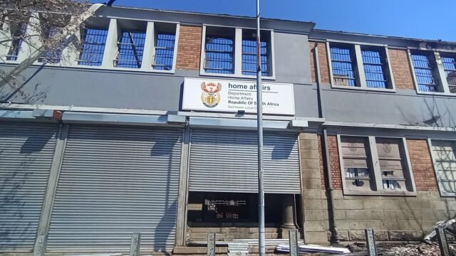 torching of Germiston Home Affairs building1 Germiston Home Affairs