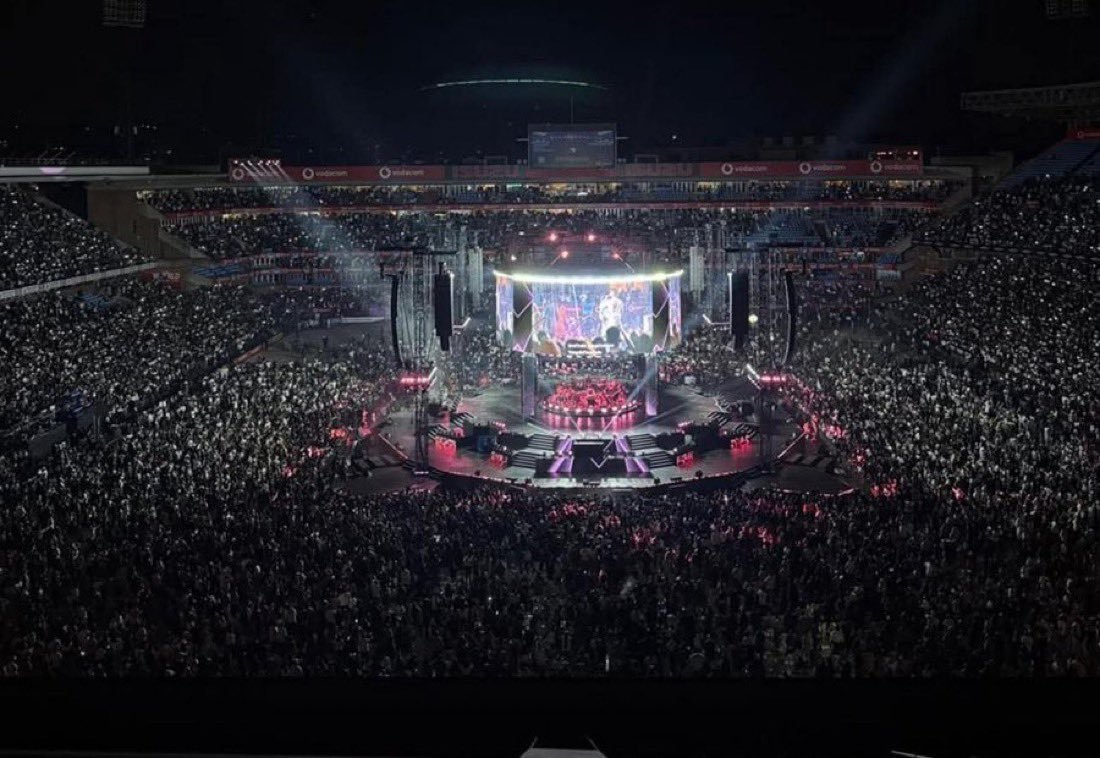 Davido at Loftus stadium