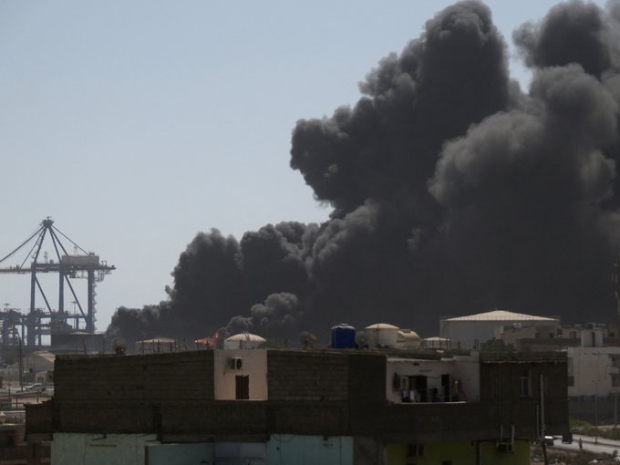 Drone strikes hit targets near Sudan capital