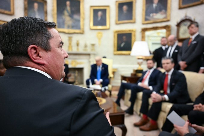 Ramaphosa & Steenhuisen at White House