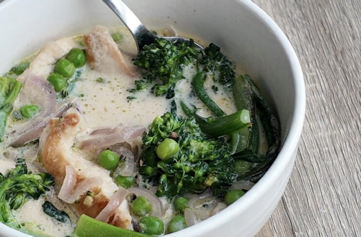 Creamy Curried Tenderstem Soup